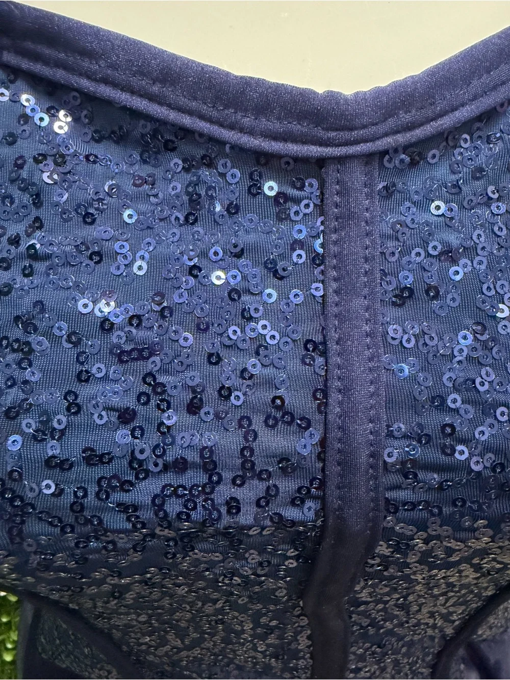 A Wish Come True navy sequin